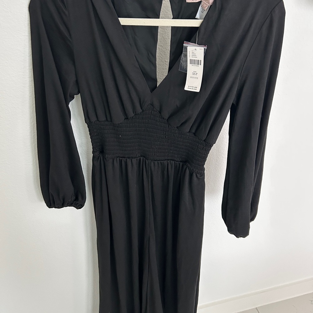 Anthropologie Hutch brand Black Jumpsuit size XSP